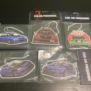 Subaru Cars Air Freshener ( WRX STI, Impreza, 2018WRX, classic STI, WildbodyKitWRX )