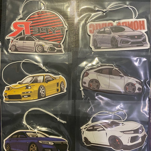 Honda Cars Air Freshener (TypeR, Honda NSX, Accord, Civic, Si  )