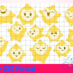 Star Wish Film Asha Valentino Rosas Emotionen SVG und PNG digitale Dateien