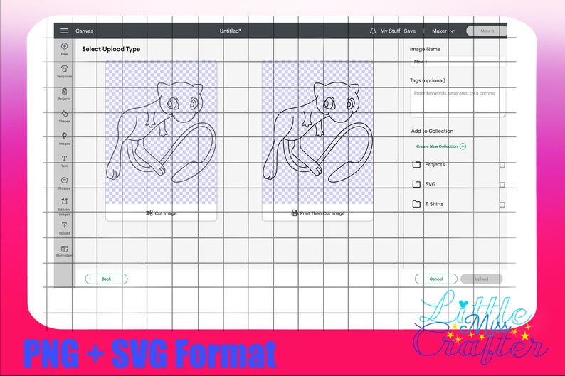 May include: A black and white line art illustration of a cartoon Pokemon character, with a tail curled around its body. The character is in a digital design program, ready to be downloaded as a PNG or SVG file.