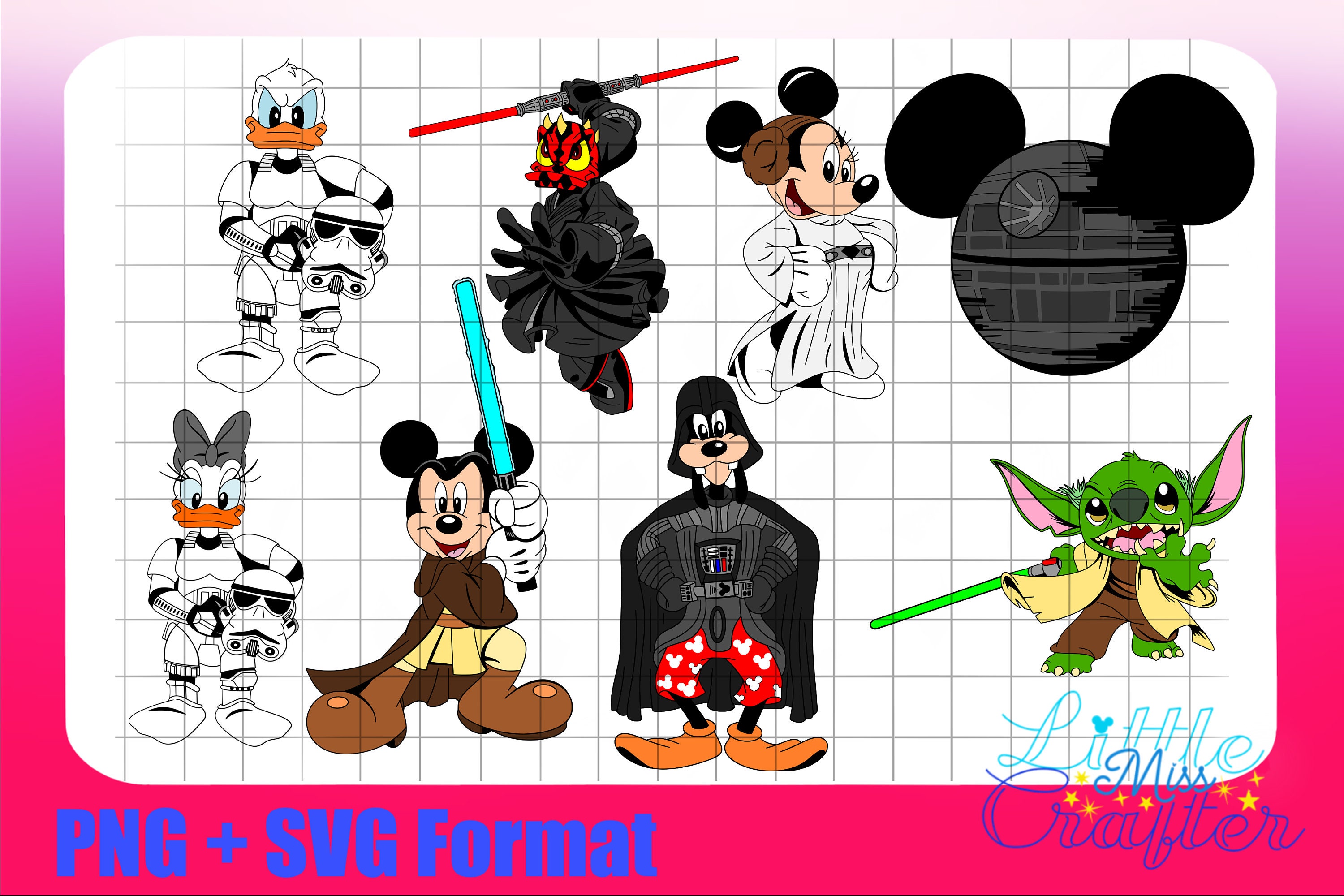 Disney Lucasfilm スターウォーズ ジェダイ ミッキー 直筆原画