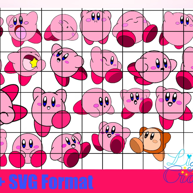 Kirby Face Png - Etsy