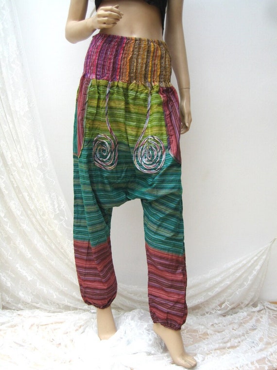 Cotton Harem Pants, MANDALA Harem Pants, Deadstoc… - image 1