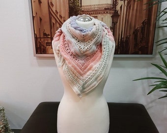 Crochet -Scarf- Top- Sandy Pastell colors