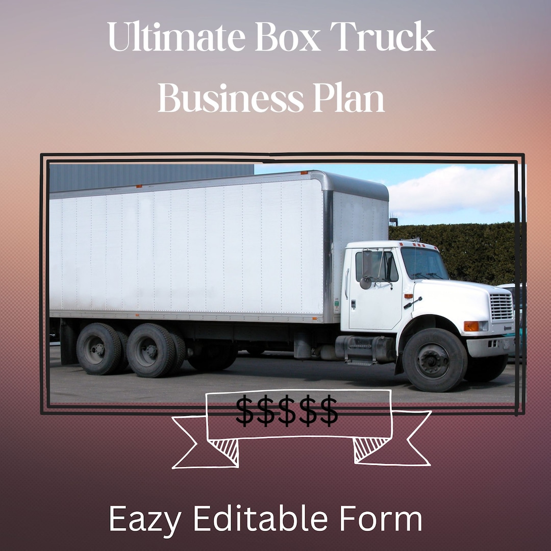 box truck business plan pdf