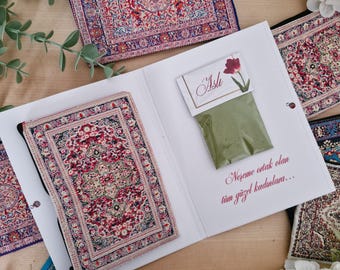 Henna Night Favor Set with Ethnic Wallet and Henna