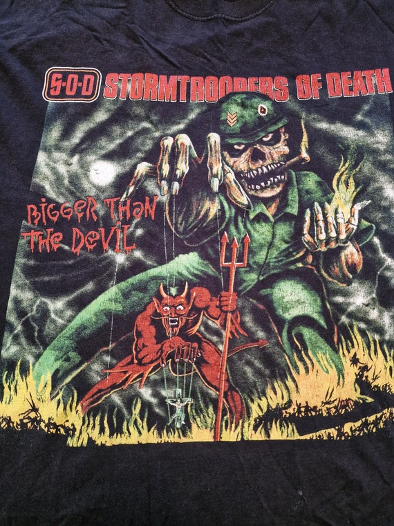 Stormtroopers of Death S.O.DロングスリーブTシャツ S.O.D. Stormtroopers of Death Vintage Xl Long Sleeved Shirt