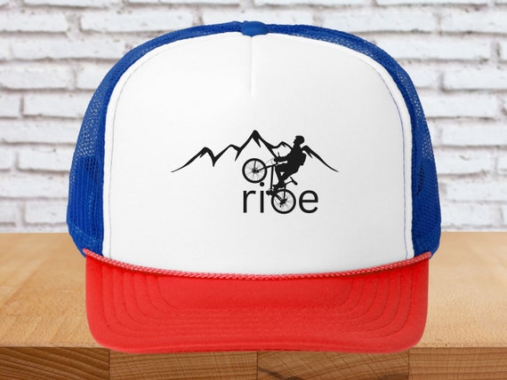Mountain Biking Trucker Hat Ride Trucker Cap for Biker Gift for Him Gift for Her MT Biking Lover Hat Etsy Ireland