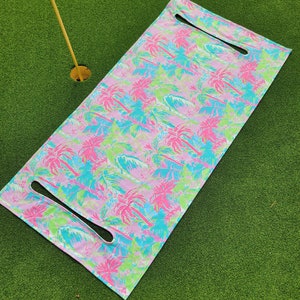 Golfcart seat cover in Palm Springs golf cart seat blanket with or without terry cloth back reversible seat cover golf accessories golf gift