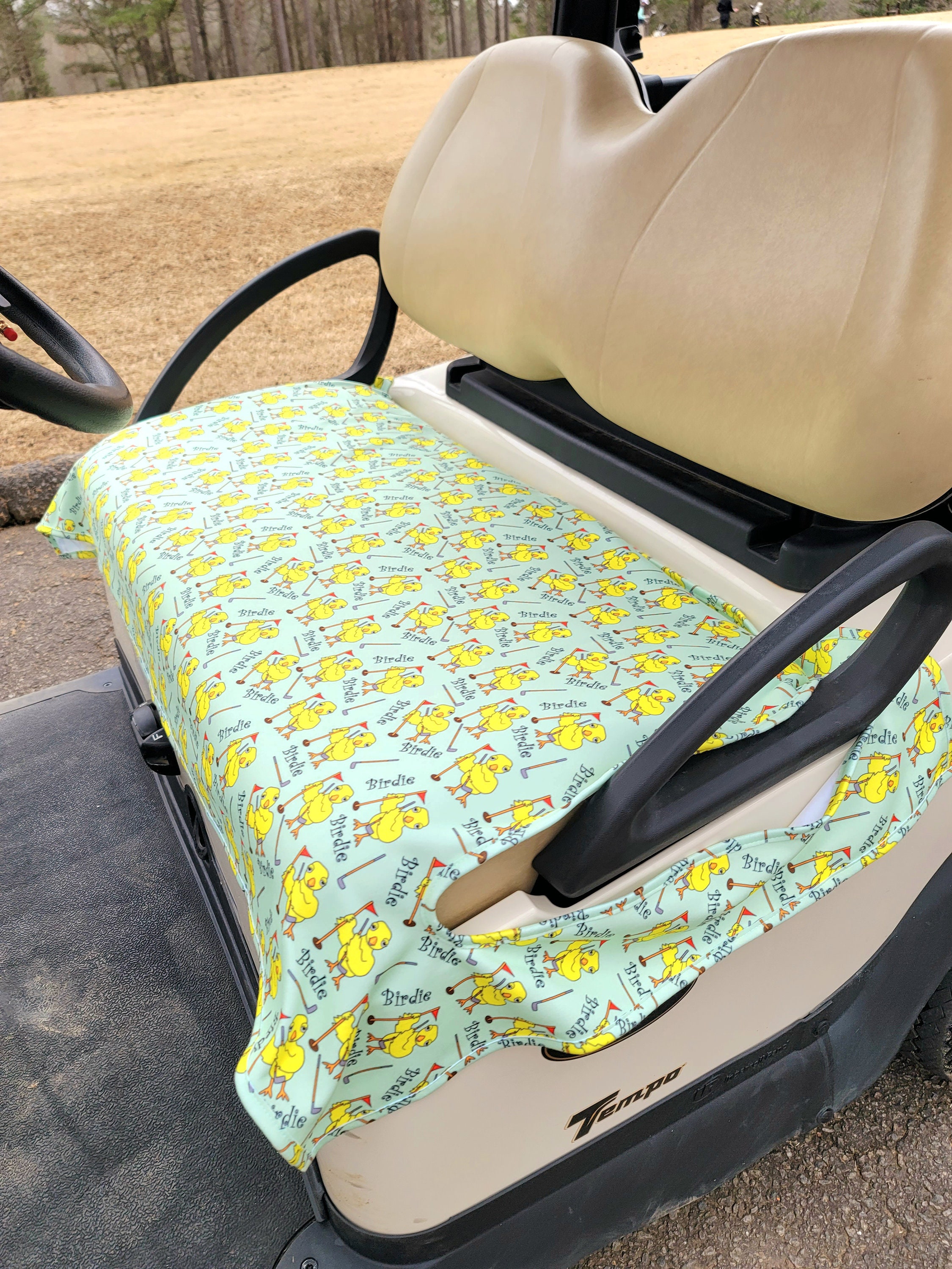 Golf Cart Seat Cover Watch for the Birdie Golf Cart Seat Blanket With