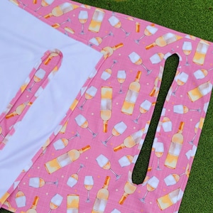 Golf cart seat cover in the Boozy Birdie golf cart seat blanket with or without terry cloth back seat cover golf accessories wine lover gift
