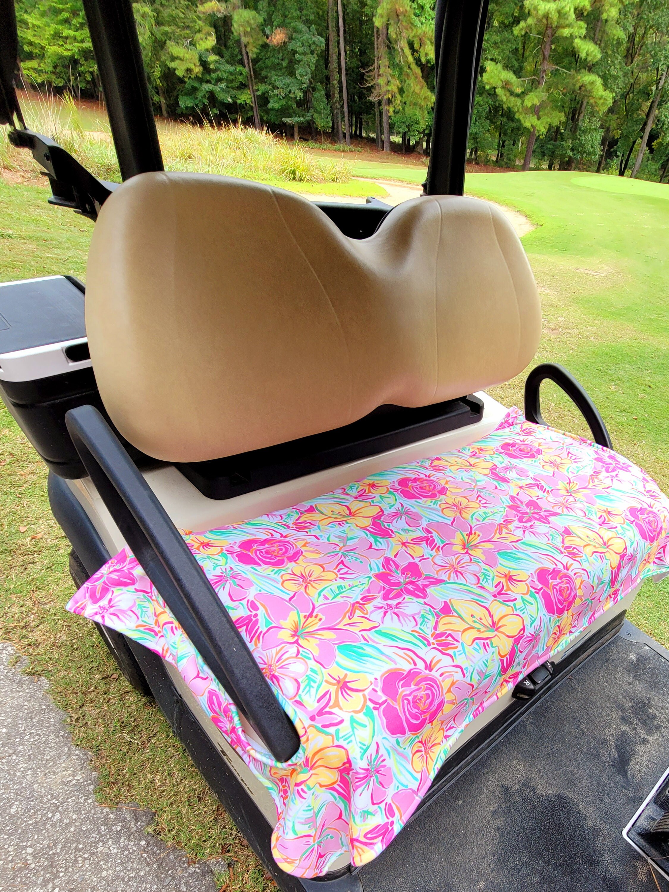 Golf Cart Seat Cover in Lillie's in the Lie Golf Cart Seat Blanket With