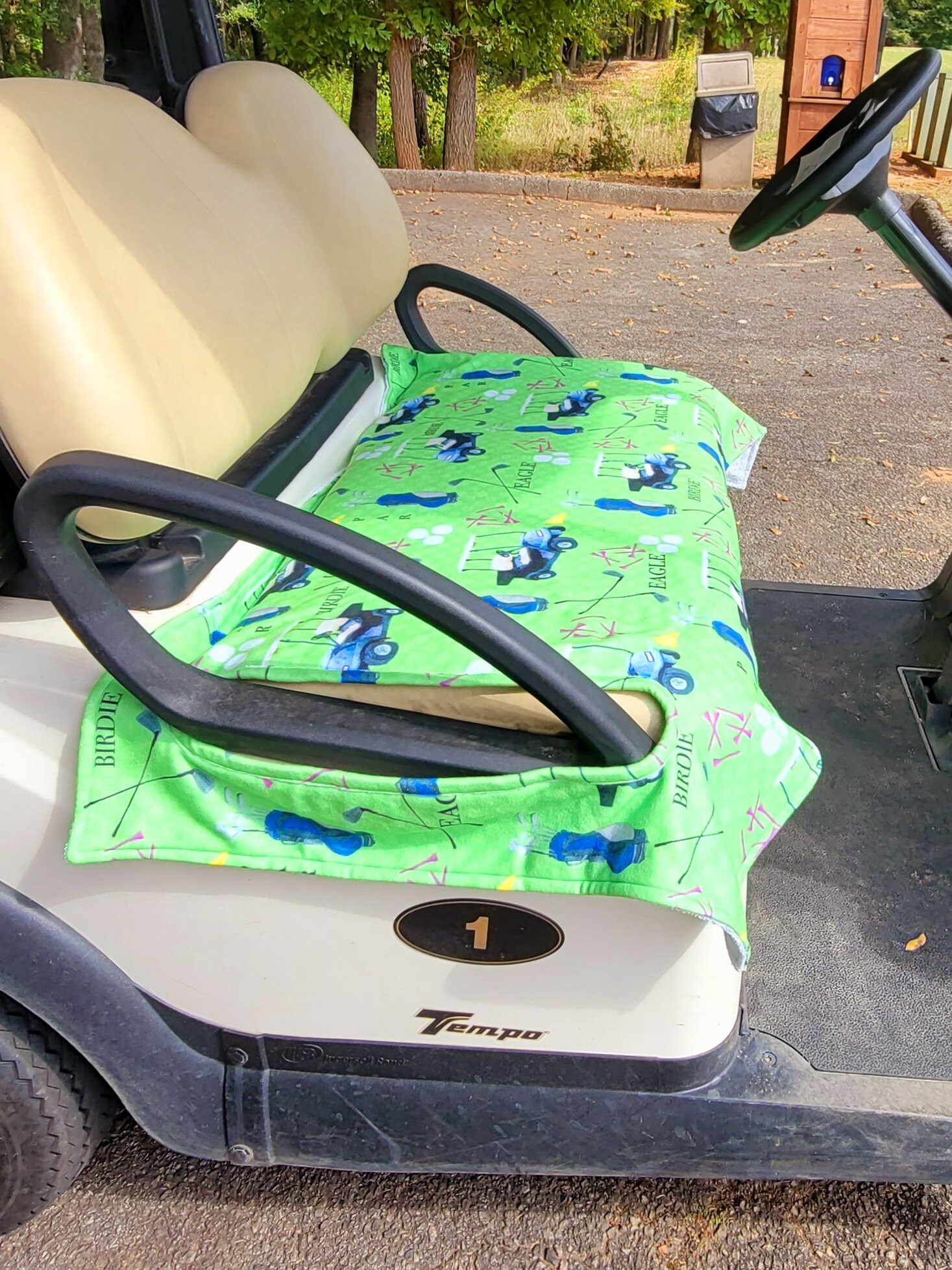 Golf Cart Seat Cover: Fleece 