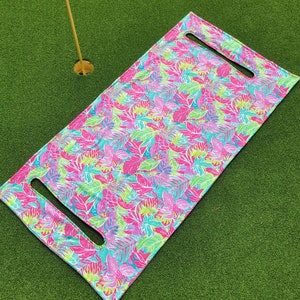 Golfcart seat cover in Tutti Frutti golf cart seat blanket with or without terry cloth back golf accessories golf gift