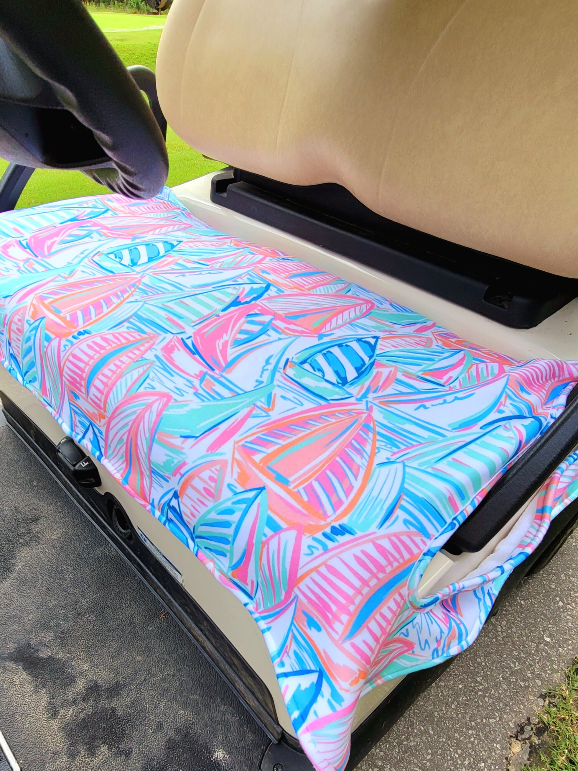 Golf Cart Seat Cover Sailboats Fleece Golf Cart Seat Blanket Etsy