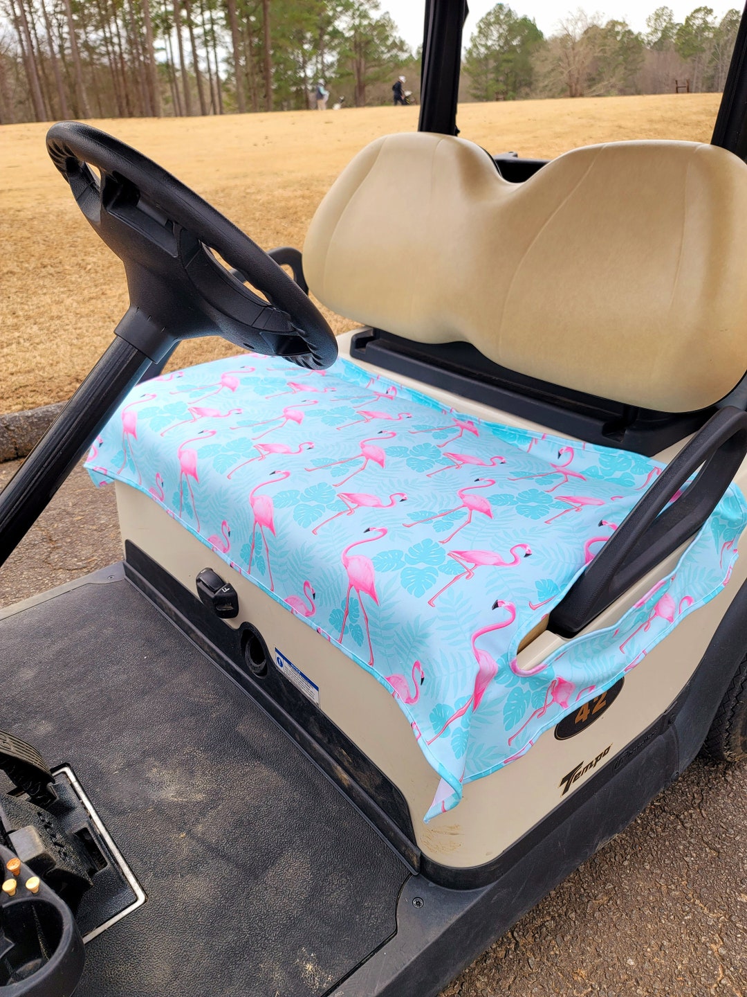 Golf Cart Seat Cover Getting a Leg up in the Game Fleece Golf Blanket