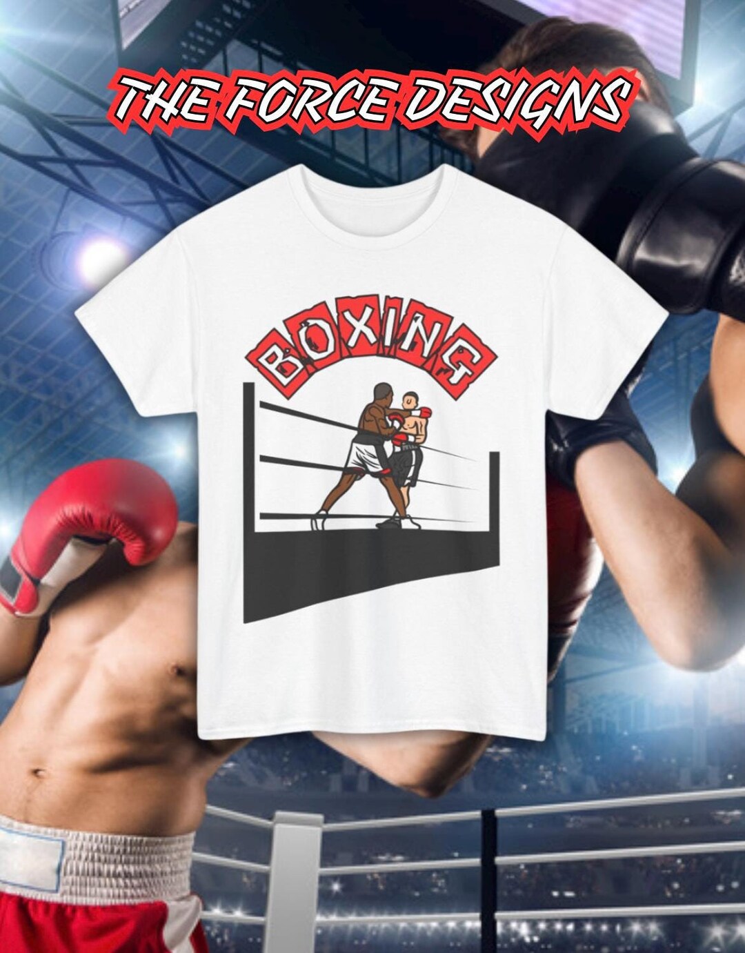 Boxing, the Force Designs, Boxing Shirt, Boxing Gear, Boxing Wear ...