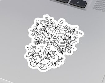 Squelette d'anatomie humaine Sticker