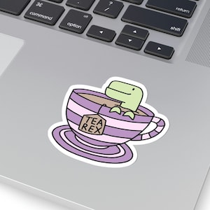 Tea Rex Teacup Sticker