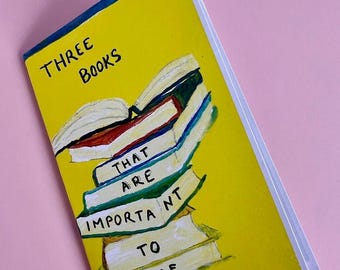Three Books mini zine | Zines | Book Zine | Art Zine