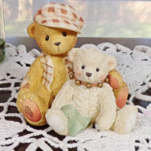 Bailey and Friend Figurine: Rare 1999 Nursery Decor, Bear Collector Gift