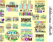 Football T-Shirt Design SVG Bundle, Football SVG, Part2