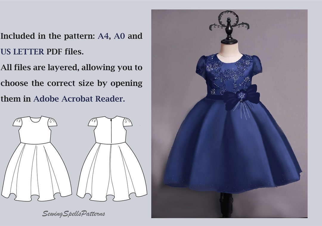 sewing patterns for junior bridesmaid dresses Petits D'om Reverence Dress  The Fold Line