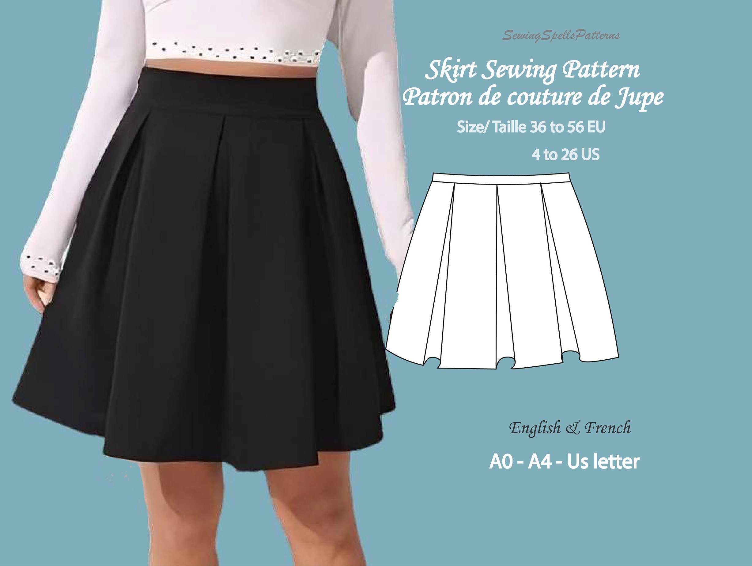 Box pleat skirt - Etsy 日本 Box pleat skirt - Etsy 日本