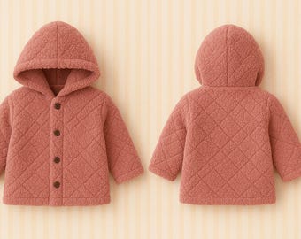 Baby coat sewing pattern | Baby jacket PDF pattern