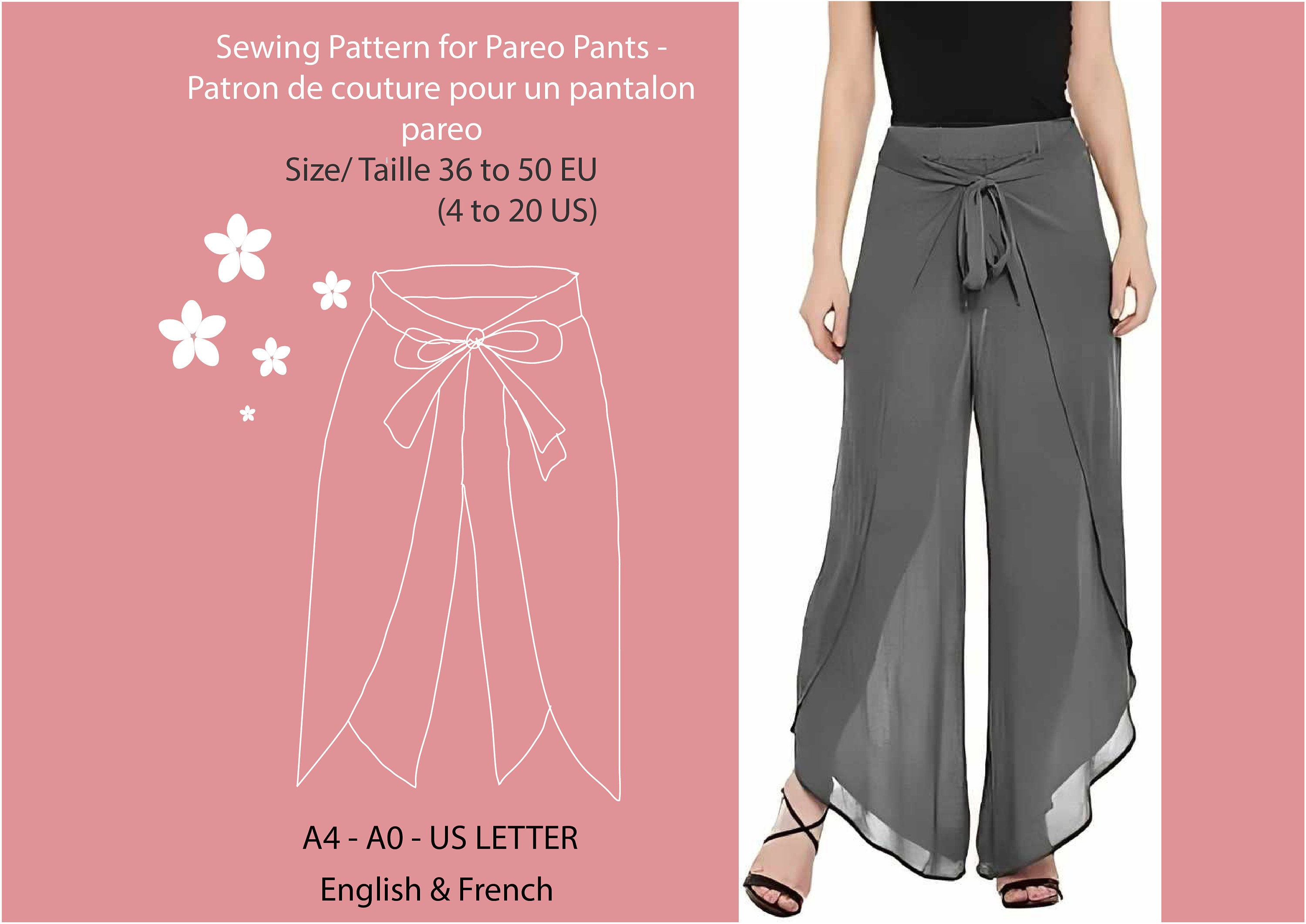 Create Your Style: Easy Pareo Pants Sewing Pattern 