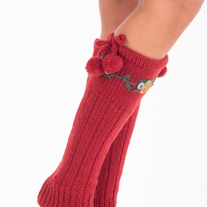 Wool knit leg warmers, Classic Leg warmer, Naturally insulated leg-warmers, Knee High socks, Boot Toppers, Knitted leg warmers