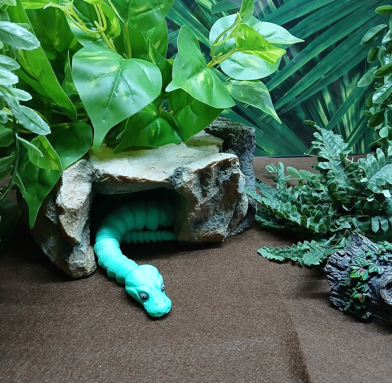 Articulated Ball Python 3D Printed Fidget Toy Choose Your Color ...