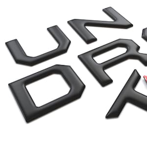 Raised 3D Tailgate Letter Inserts Decals Compatible With TUNDRA 2022-2025 Model  US Made More Colors Available