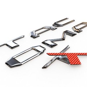 3D Raised Domed Tailgate Letter Inserts Decals Compatible With TACOMA 2016-2023 Model US Made More Colors Avaiable