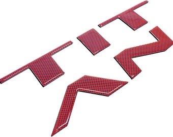 Nissan Titan Tailgate Letter Inserts: 3D Decals (2021-2024)