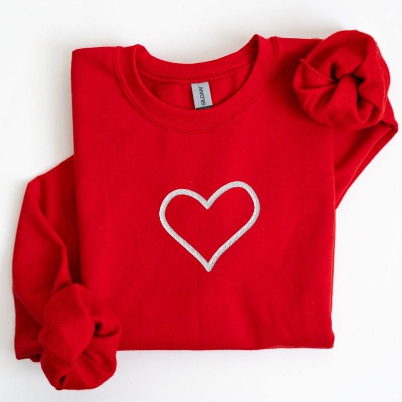Embroidered Heart Tee main image 0