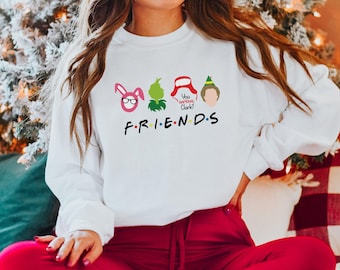Holiday Sweater Friends Christmas Pullover Friends Central Perk
