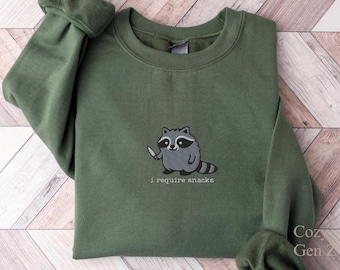 Bluza z haftowanym szopem, zabawny prezent dla smakosza