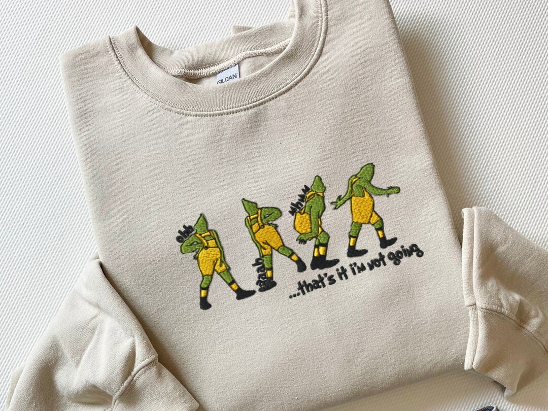 Embroidered Grinch 