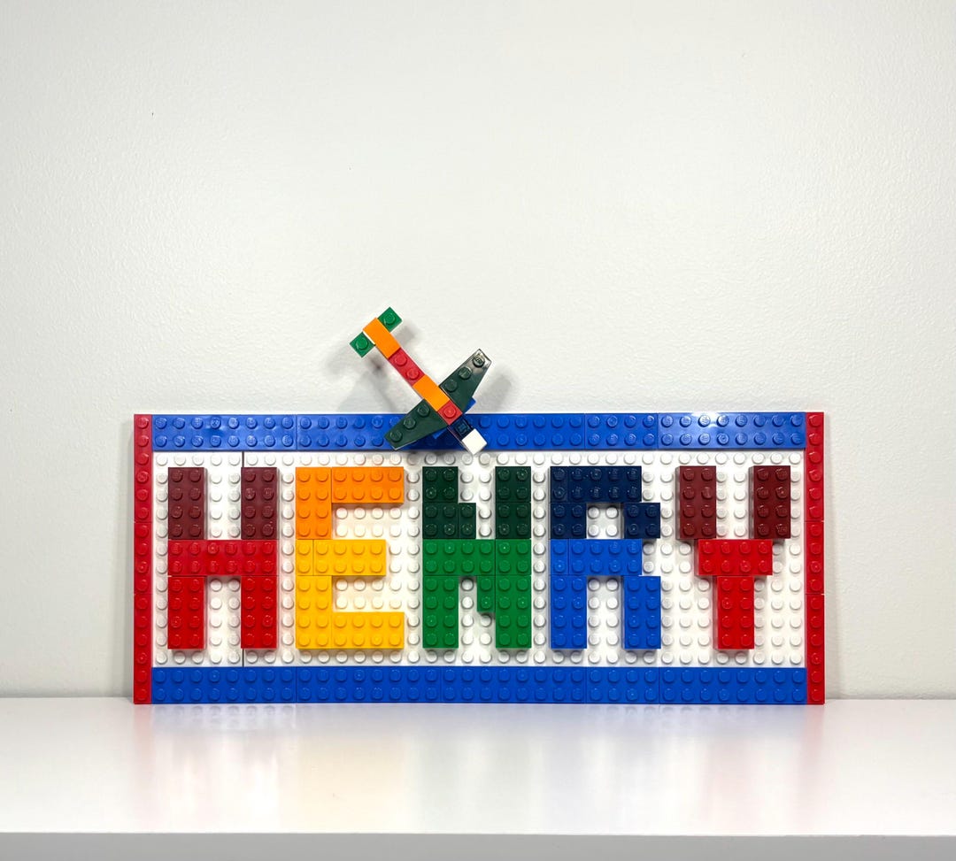 Custom LEGO® Brick Name Sign – Personalized Kids Room Decor - Etsy