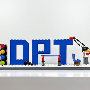 LEGO® DPT Sign - Doctor of Physical Therapy  and PTA Sign  - Physical Therapy Assistant Graduation Gift