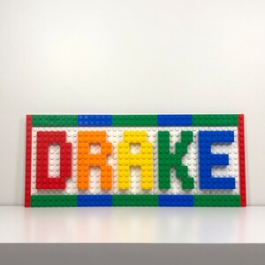 Custom LEGO Brick Name Sign – Personalized Kids Room Decor - Etsy