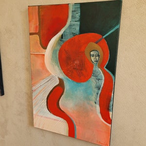Schilderij &quot;In verandering&quot; - acryl op canvas