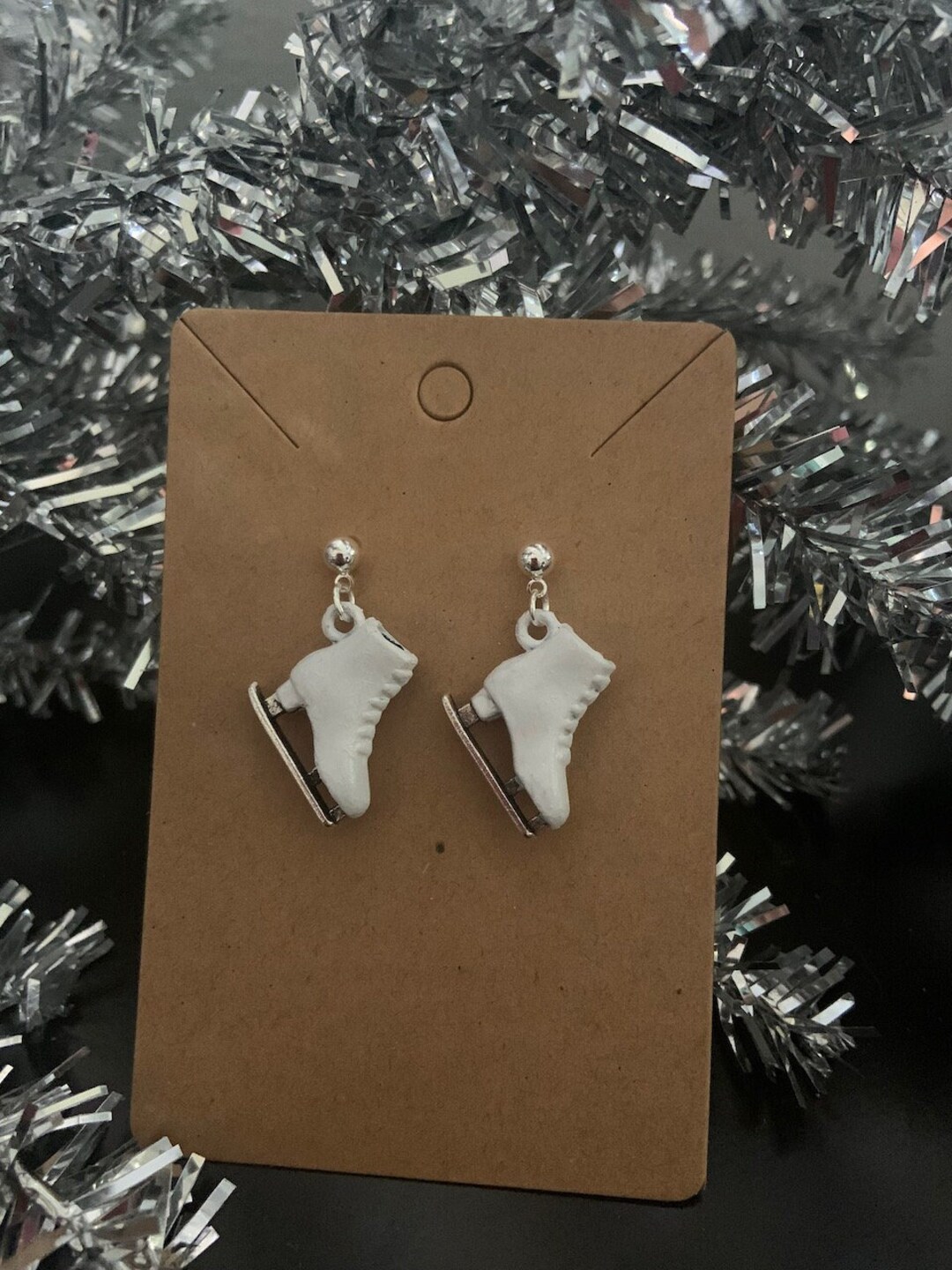 Ice Skate Earrings Etsy