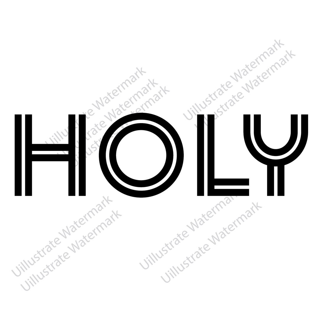 Holy SVG PNG Dxf Pdf Eps Christmas SVG Files for T Shirt - Etsy