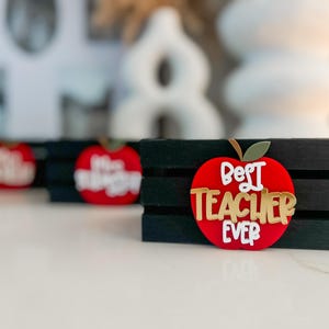 Teacher crate, mini teacher crate, teacher gift, teacher appreciation gift, end of year gift, apple teacher gift, functional gift for teach