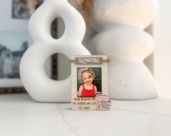 ARCHIVO DIGITAL, imán SVG para hornear del Día de la Madre, diseño de imán con cita de repostería para mamá, regalo del Día de la Madre, imán de madera, imán de abuela, gif de nana
