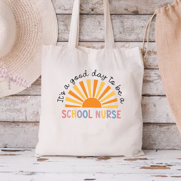 School Nurse Tote Bag, School Nurse Gifts, School Nurse, Tote Bags For Nurses, Nurse Student Bag, Nursing School Bag, Gift For Nurse