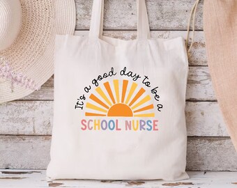 School Nurse Tote Bag, School Nurse Gifts, School Nurse, Tote Bags For Nurses, Nurse Student Bag, Nursing School Bag, Gift For Nurse