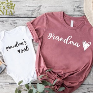 Grandma And Me Shirt,Grandma&#39;s Girl Shirt,Grandma&#39;s Boy Shirt,Matching Grandma Shirt,New Grandma Gift,Grandma And Baby,Grammy And Me Shirt